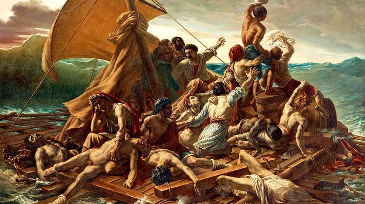 La Balsa de la Medusa, pintura de Théodore Géricault
